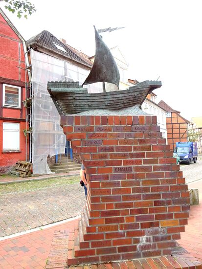 Gespendet vom Rotary Club, "Hansekogge"