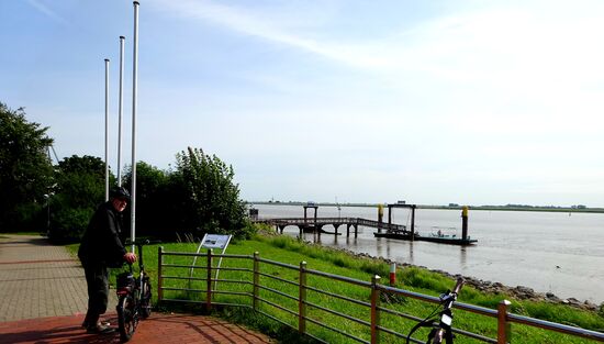 Union Pier im Hintergrund