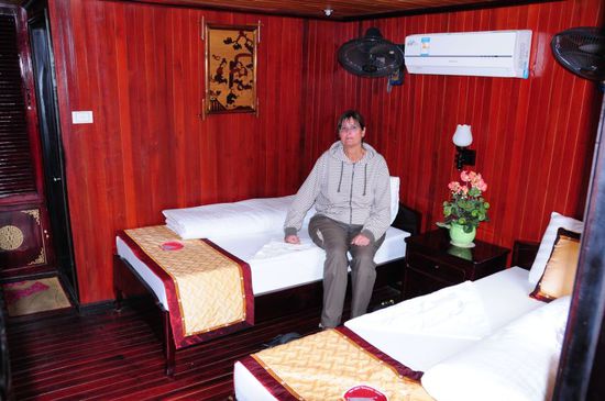 Unsere Kajüte für 1 Nacht