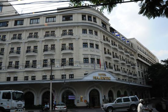 Hotel Majestic - hier hat der Schriftsteller Graham Greene auf der Dachterrasse gern seine Cocktails eingenommen