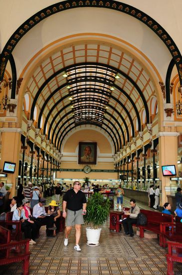 Die Deckenkonstruktion aus der Werkstatt von G. Eiffel