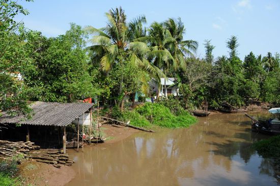 Wohnen in einem Seitenkanal