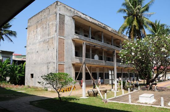 Toul Sleng, die ehemalige Schule