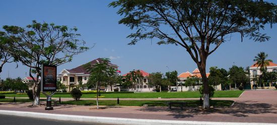 Solche Villen gibt es hier in der Hauptstadt