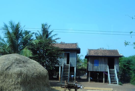 So sehen die Häuser der Landbevölkerung aus
