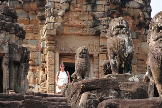 Ich war bis ganz oben, tolle Aussicht