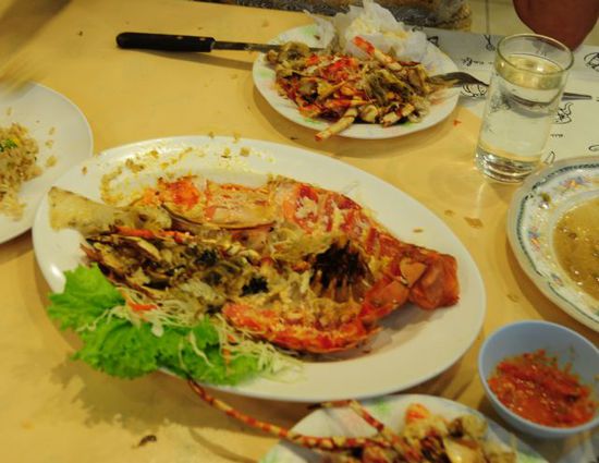 der schäbige Rest der 1,5 kg Frischware!