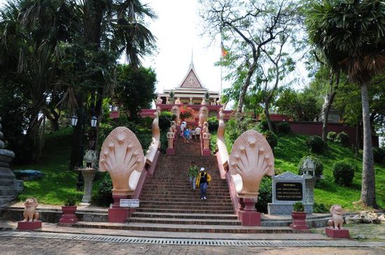 Aufgang zum Wat Phnom