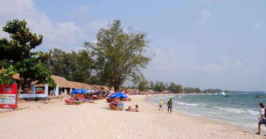 Ochheuteal Beach, unser Hausstrand