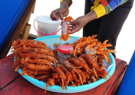 Lobster vom Morgen, frisch gegart....