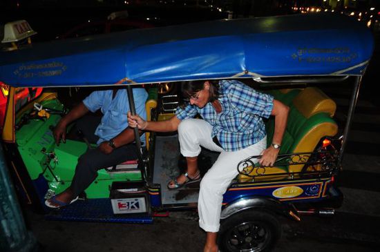 Ende der Tuk-Tuk Fahrt