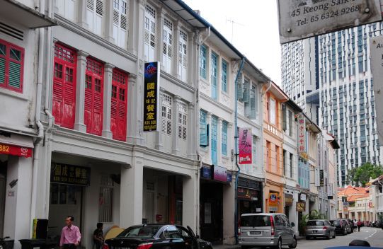 Chinatown, dann fing es an zu regnen