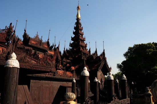 Shwenandaw-Monastery, das Teakholzkloster