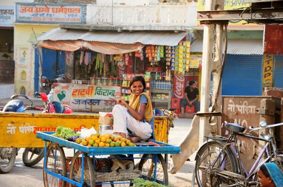 Markt in Orchha