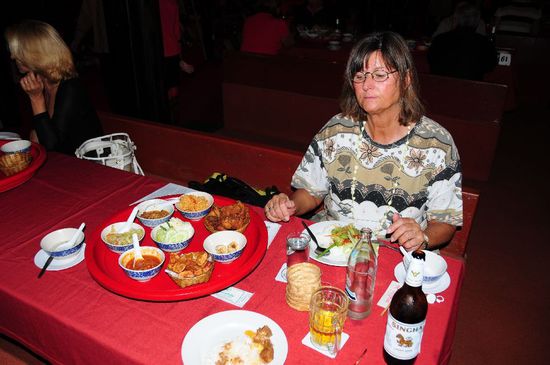 Sehr leckeres gabs zur Show im Cultural Center