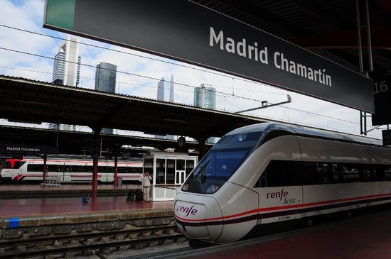 Nach 14 Stunden Flug gut in Madrid angekommen