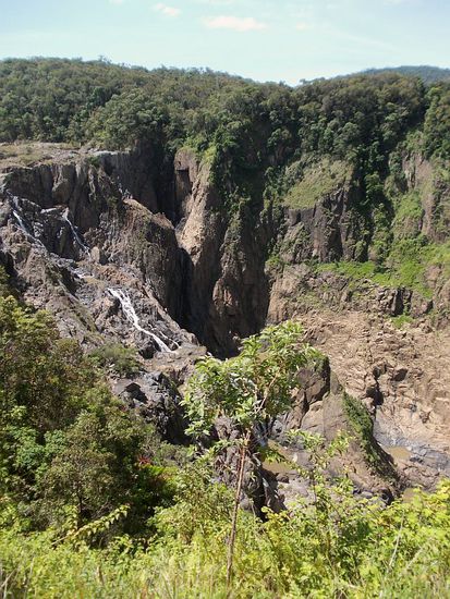 Barron Falls - ein kurzer Stopp mit dem Zug