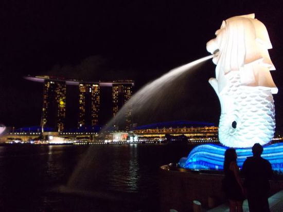 Merloin, das Wahrzeichen von Singapur