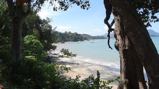 Black Sand Beach, der schwarze Sand kommt von Mineralien
