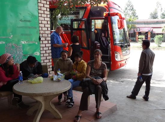 Kurze Lunchpause auf dem Weg nach Nha Trang