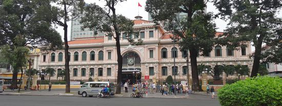 .....dem Hauptpostamt, wird bei jeder City-Tour angefahren