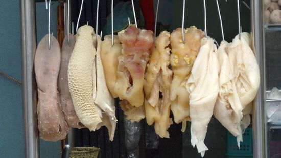 Das Fleischangebot aus der Nähe