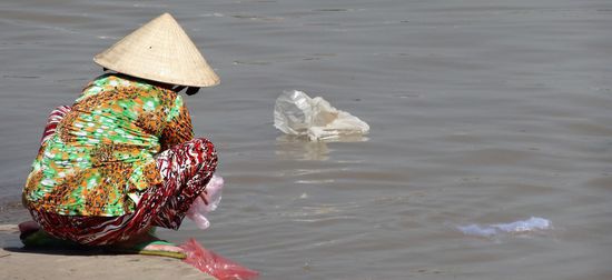 Am Steg wird auch schon mal gewaschen