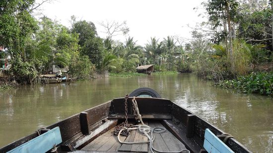 Rückfahrt durch die Kanäle