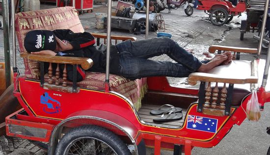 Auch Cambodia schläft