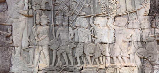 Wandreliefs auch hier