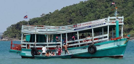 Da hatte ich den Umstieg in das kleine Boot schon hinter mir