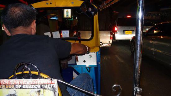 Aussicht vom Tuk-Tuk