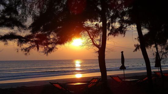 Sonnenuntergang über dem Golf von Thailand