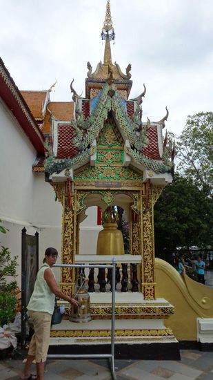 Ein letzter Glockenschlag, dann gings wieder zurück