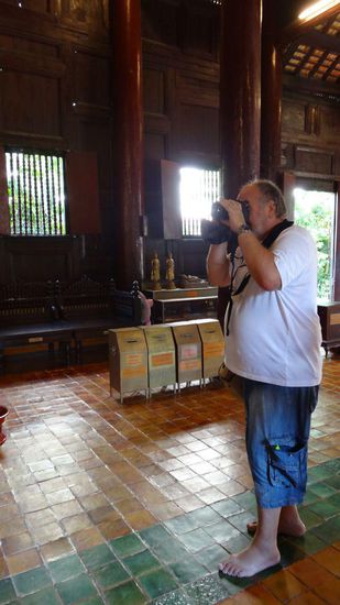 Hardy bei der Arbeit