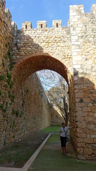 Ein Teil der gewaltigen Stadtmauer