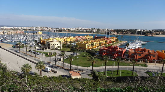 Blick über die Marina.........