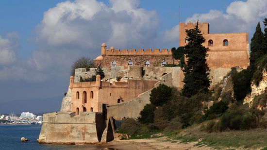 Praia Grande - Blick auf das Castillo.....