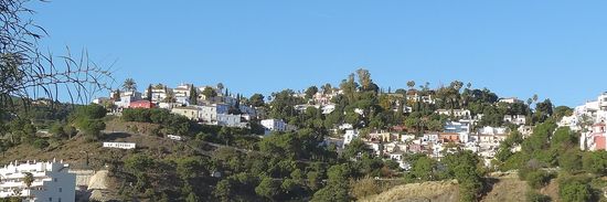 Unterwegs, die Ortschaft La Heredia