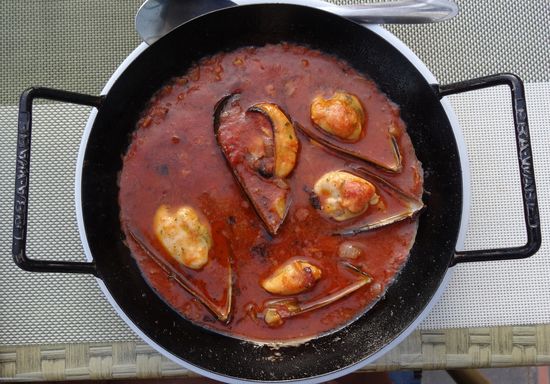 Mejillones a la valenciana Taperia La Bodeguita, Benalmádena