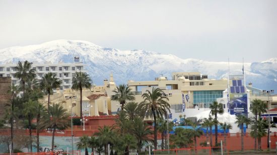Am ersten Januarwochenende, Kälteeinbruch, Schnee im Hinterland