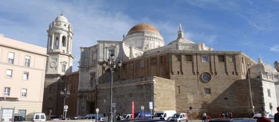 Blick auf die Cathedral vom Meer aus
