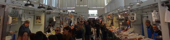 Mercado, das ist vielleicht gerade mal die Hälfte der Fischstände