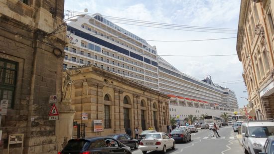 Blick auf die MSC Orchestra