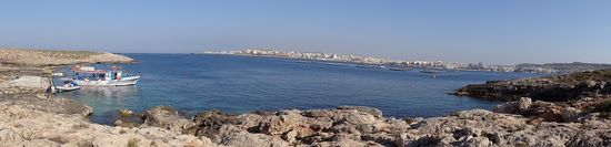 Letzter Stop auf St. Paul's Island mit Blick auf Bugibba