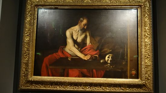 "Der Heilige Hieronymus", wahrscheinlich bei der Übersetzung der Bibel in Latein