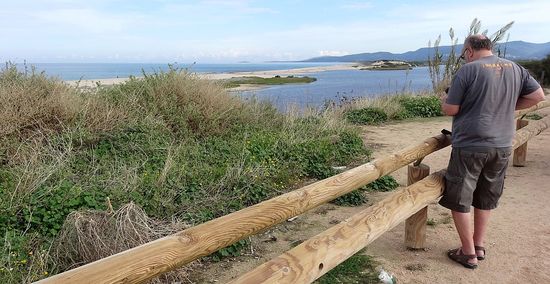 Blick auf die Mündung des Riu Coghinas