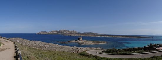 Capo del Falcone mit Blick auf die Isola Asinara