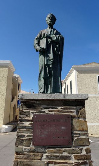 San Pietro, Petrus, der Schutzheilige der Fischer - in Stintino am Hafen