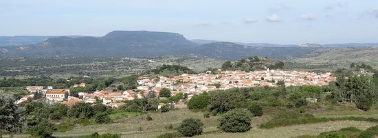 Blick auf Pozzomaggiore